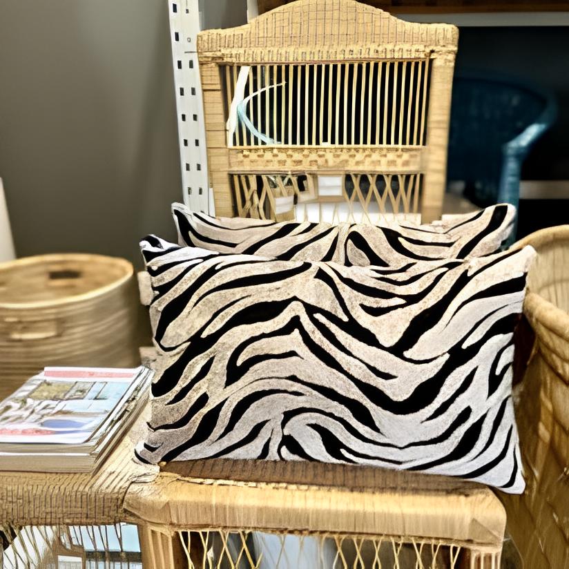 Zebra Pattern Comfort Chair